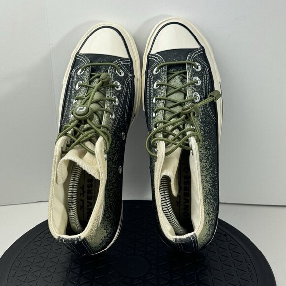 Converse Chuck 70 Hi Mens Size 7 Womens Size 9 Splatter Green Sneakers - Picture 5 of 8
